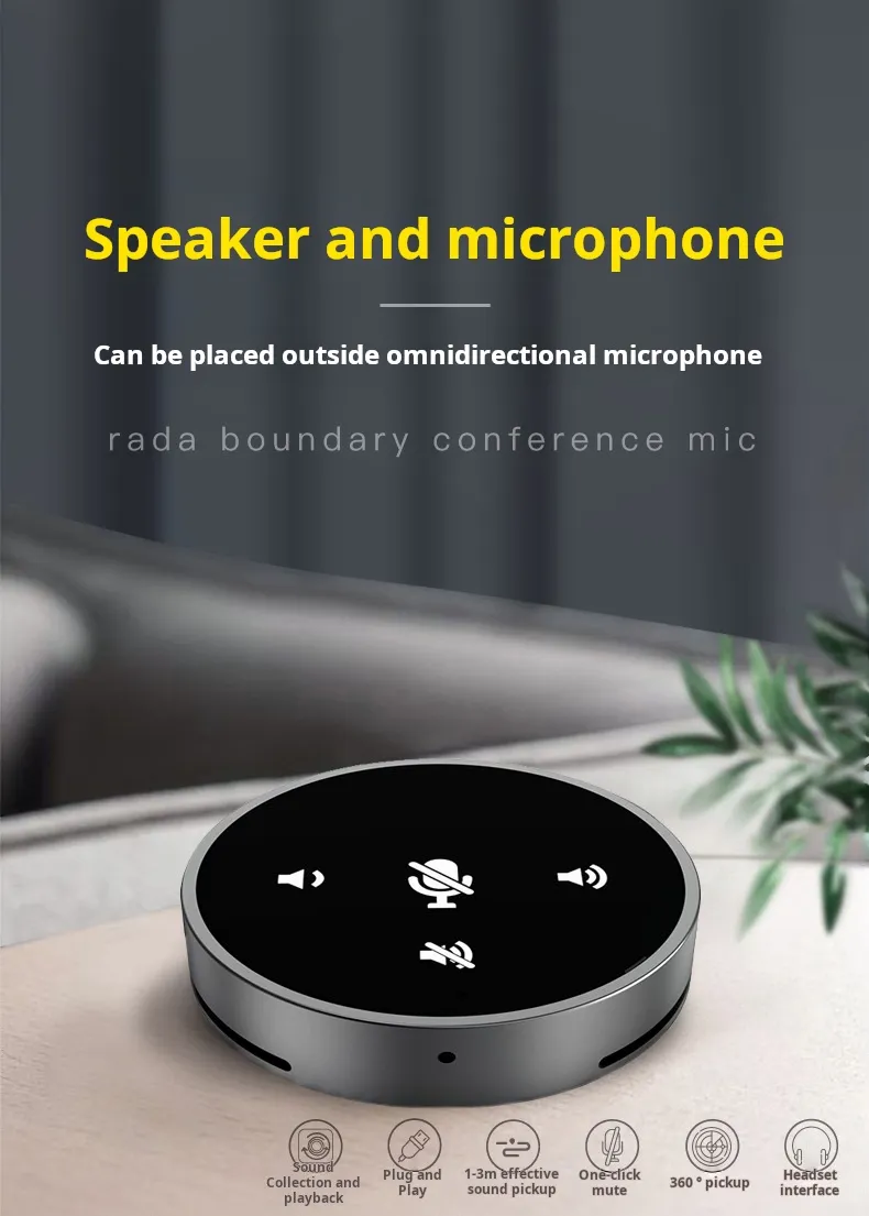 Bluetooth Speakerphone Conference Microphone