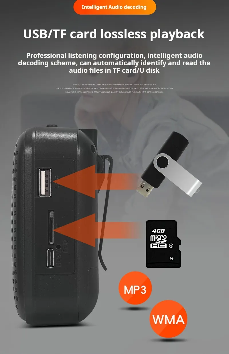 Wireless Voice Amplifier loudspeaker