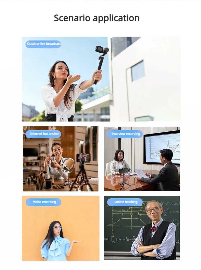 Wireless Lavalier Microphone bluetooth scenario