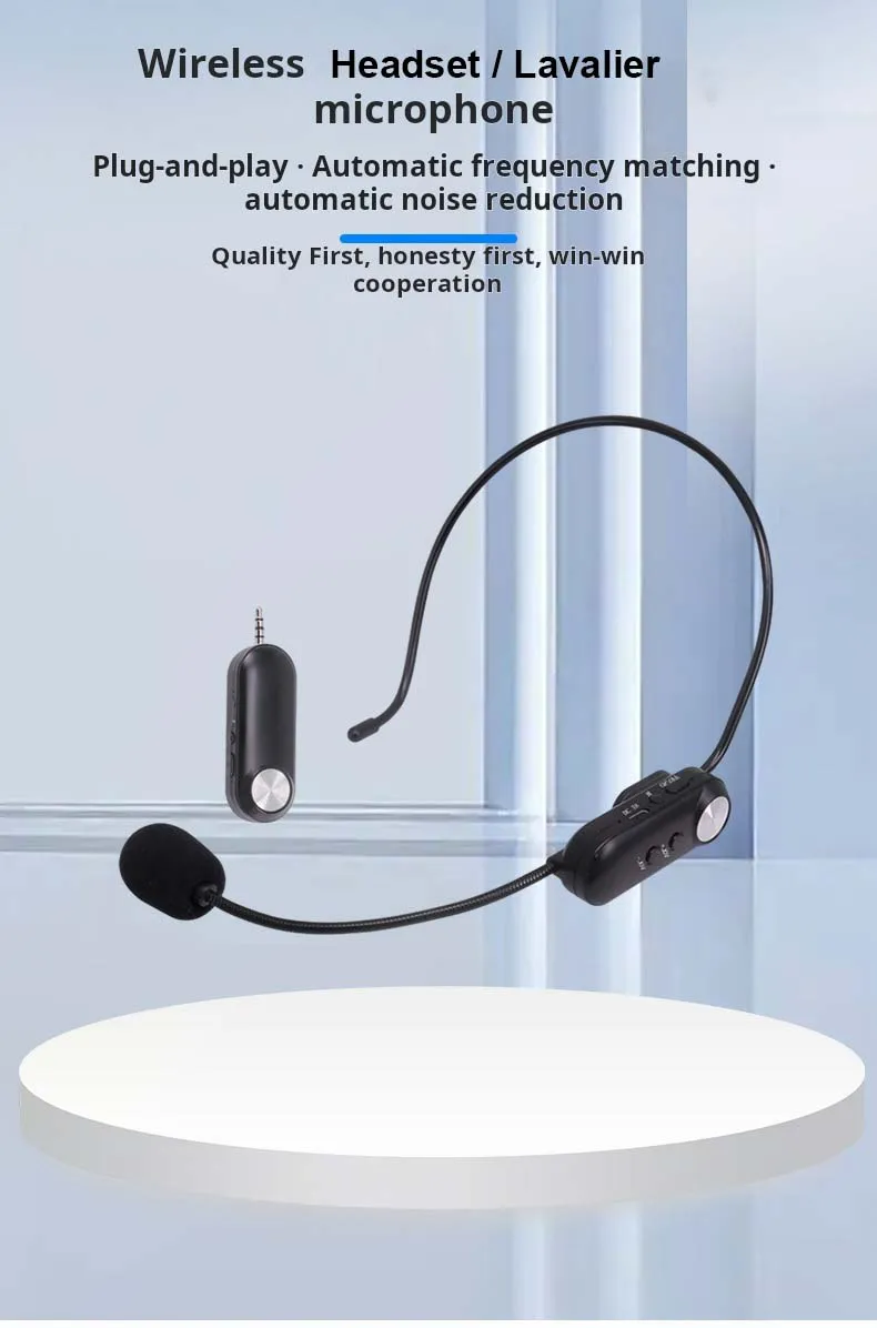 headset lavalier microphone