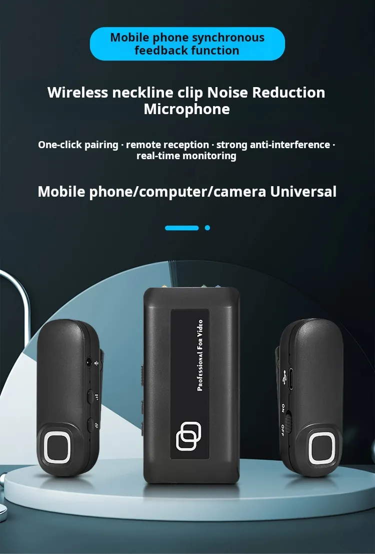 Wireless Lavalier Microphone for phone