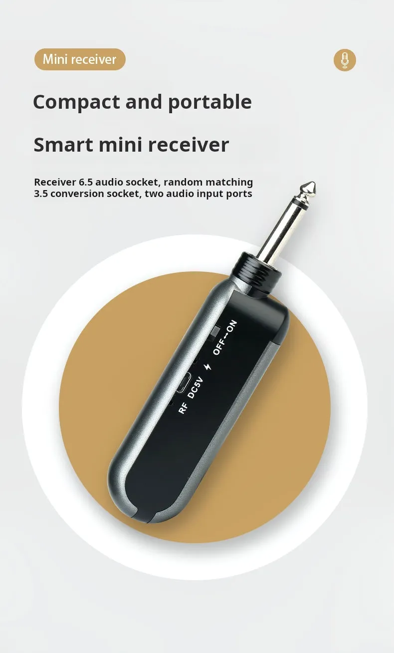 Tour guide microphone Waist bag headset smart mini receiver