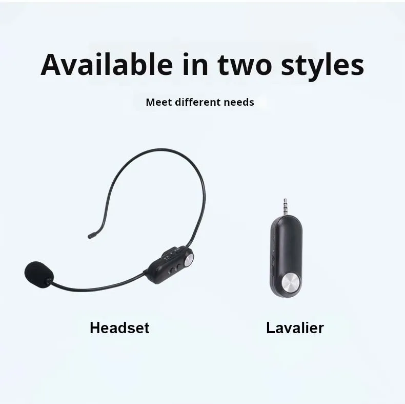 headset lavalier microphone available two styles