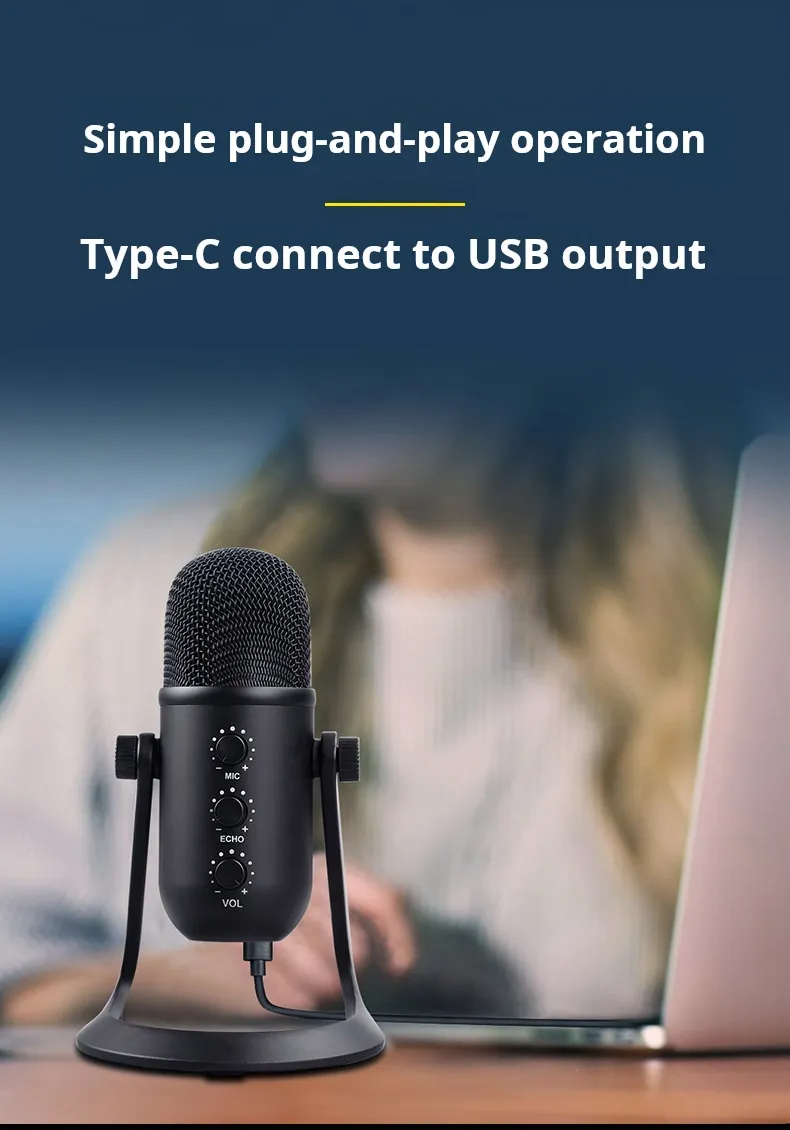 Professional recording microphone