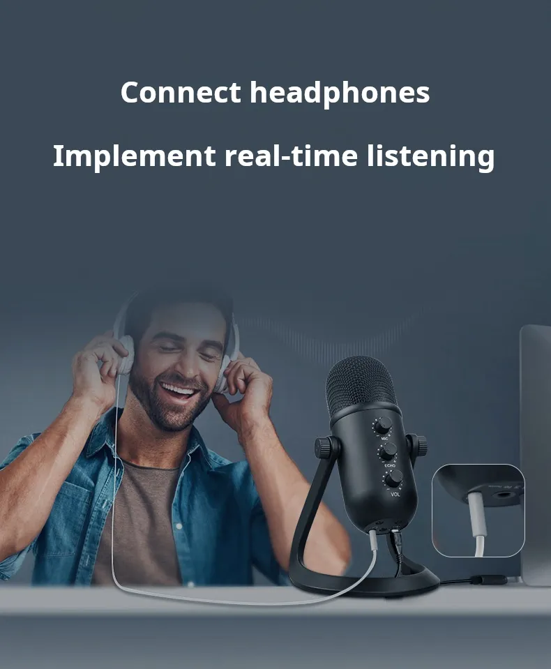 Professional recording microphone