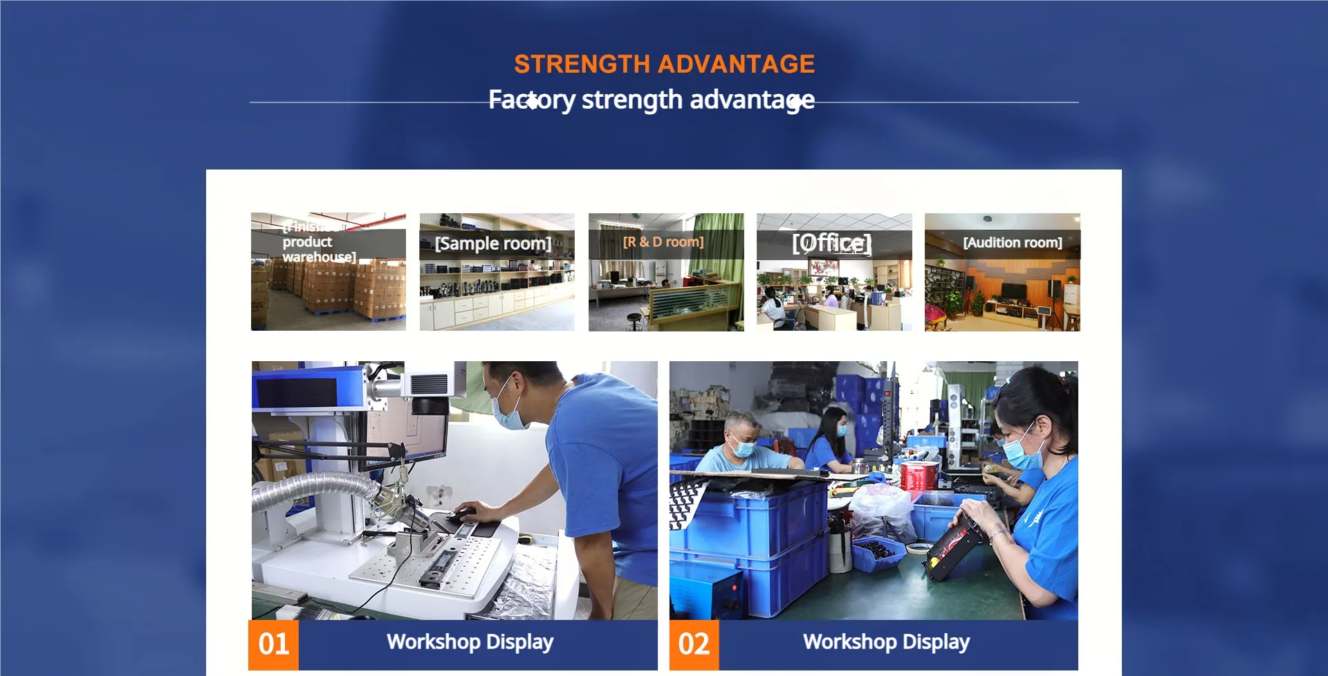 Microphone factory office