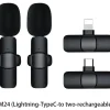 Wireless Lavalier Microphone for iPhone, Type C